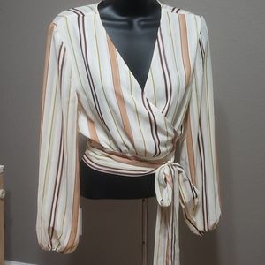 Forever 21 crop blouse